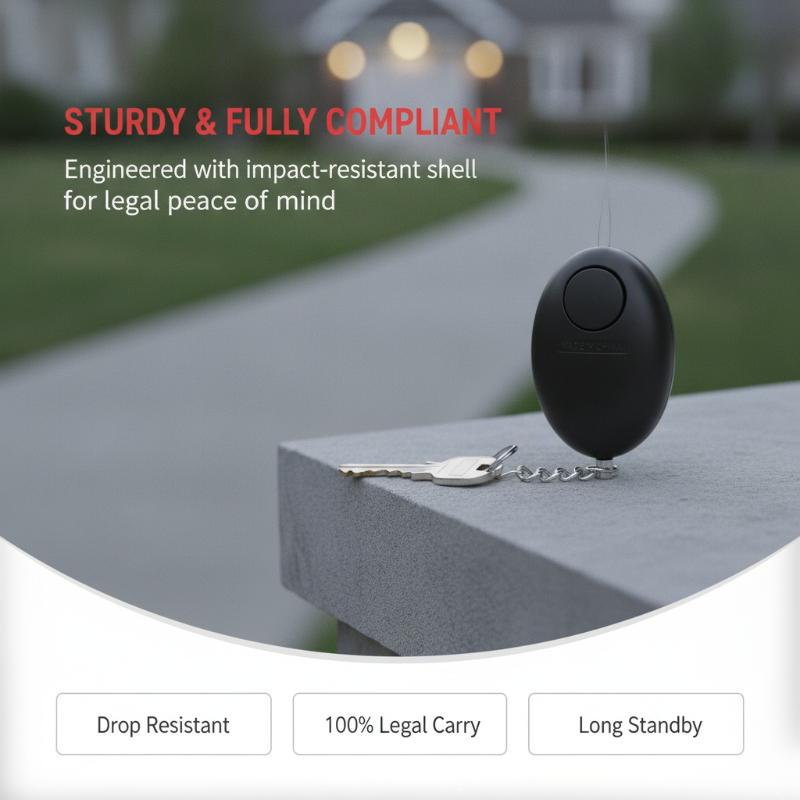 1 pezzo, allarme personale ad  - Personal Alarm Keychain recensione e prezzo