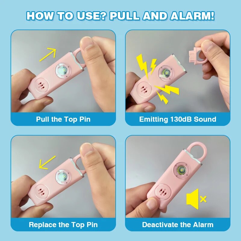 Sirena di sicurezza personale  - Personal Alarm Keychain recensione e prezzo