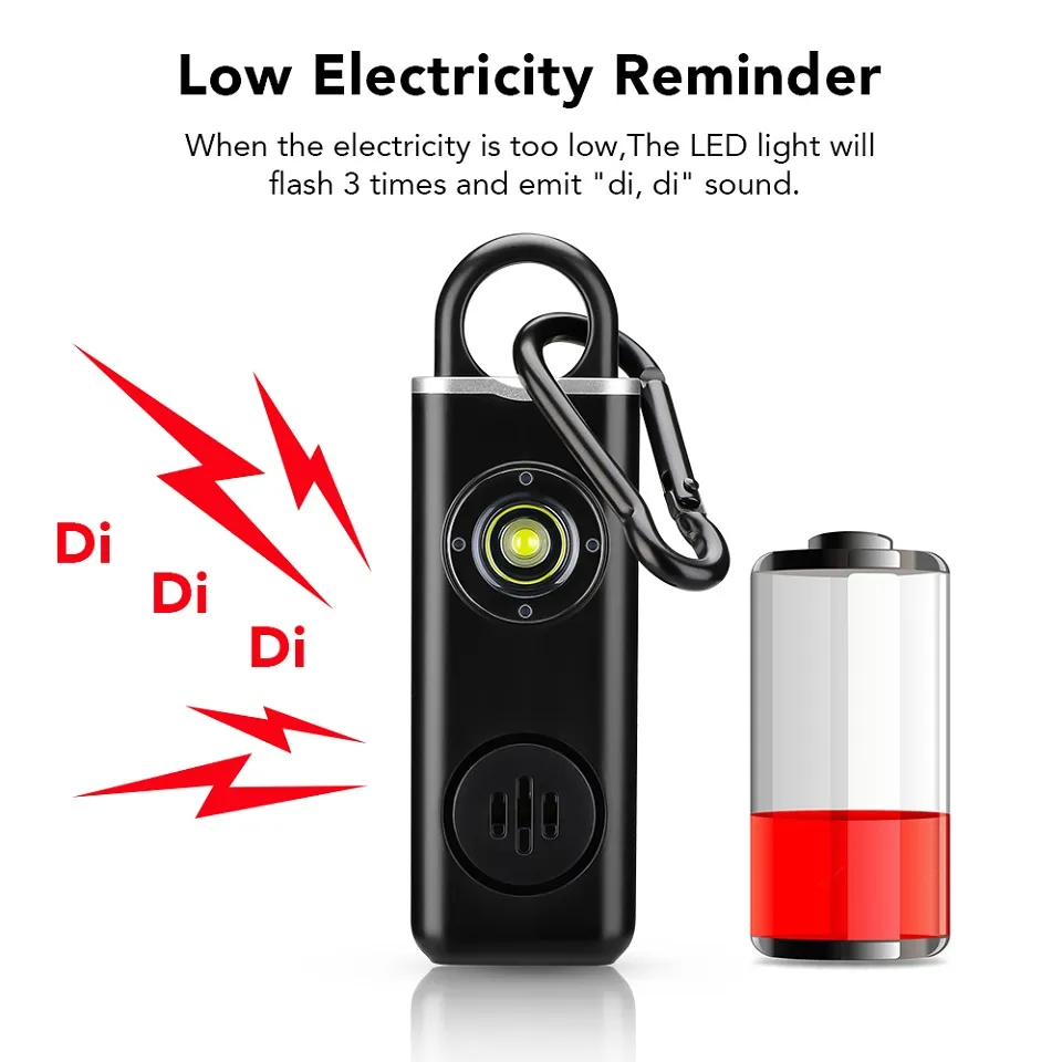 Allarme di autodifesa 130dB ch - Personal Alarm Keychain recensione e prezzo