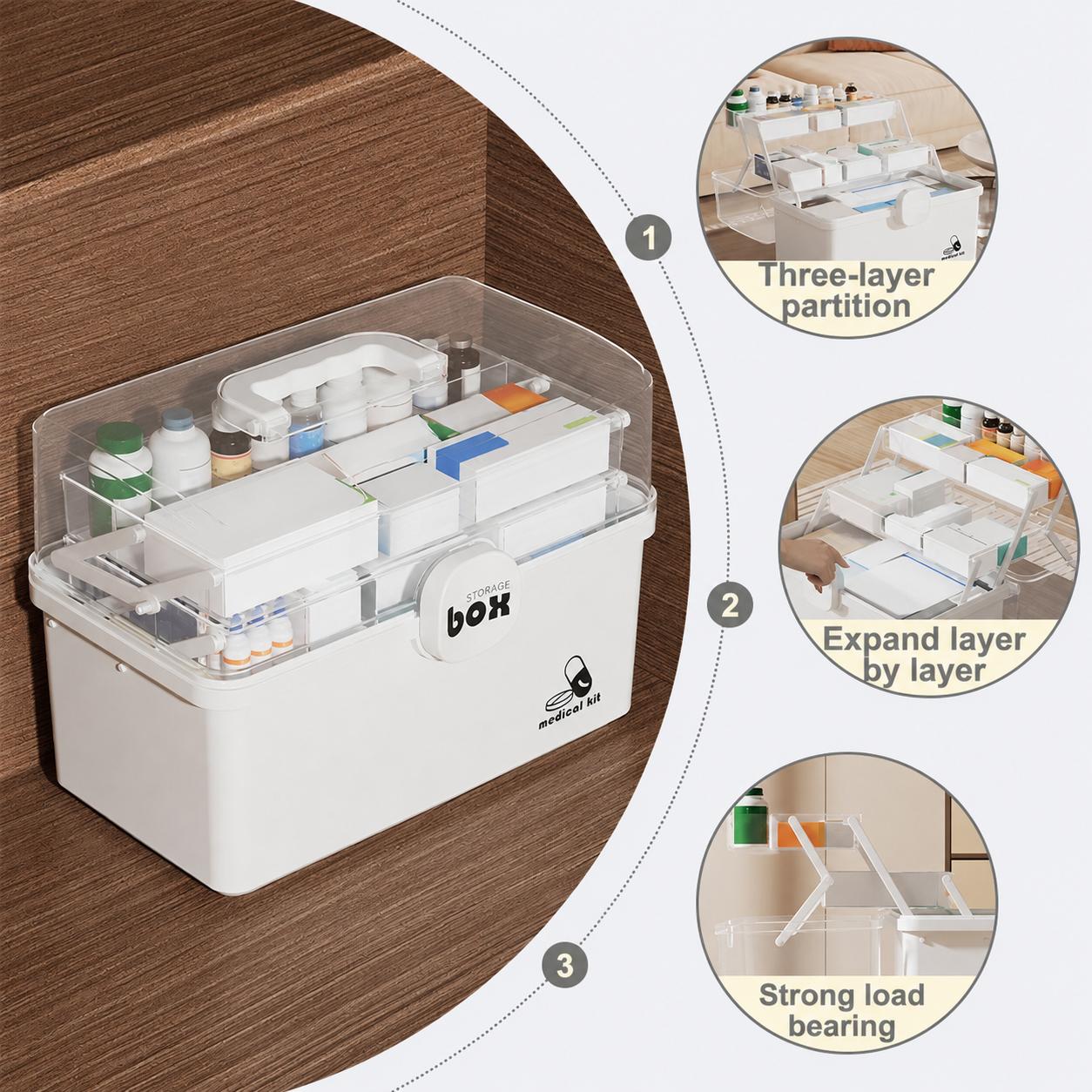 Scatola portaoggetti per kit d - Medicine Cabinet Lock recensione e prezzo