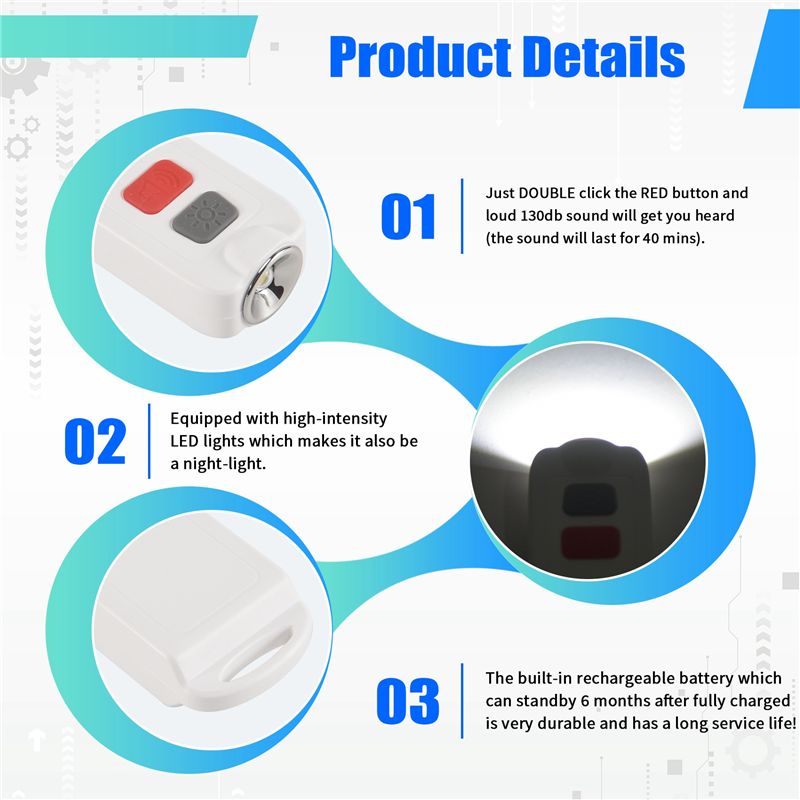 Allarme personale, dispositivo - Personal Alarm Keychain recensione e prezzo