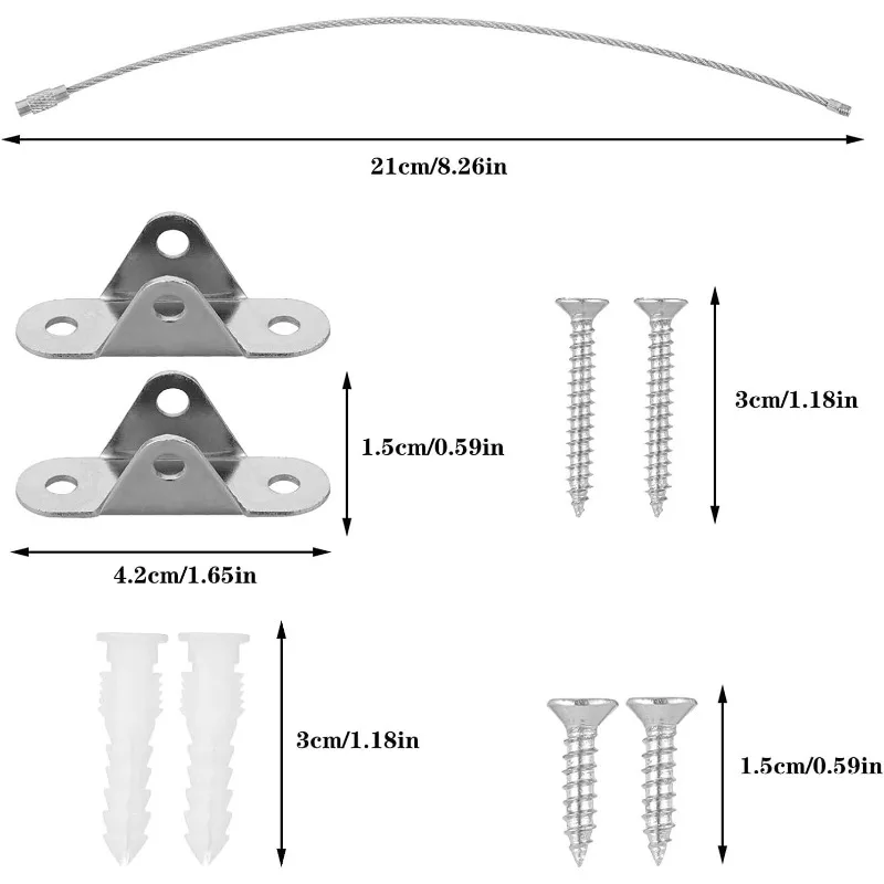 6 set di ancoraggi antiribalta - Earthquake Anchor Strap recensione e prezzo